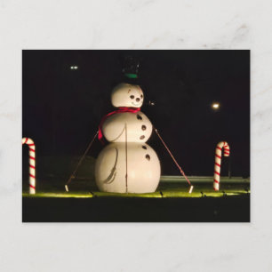 Snowman, Michigan Postkarte