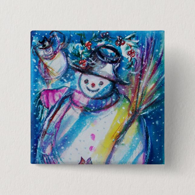 SNOWMAN MIT EIGENTUM BUTTON (Vorderseite)