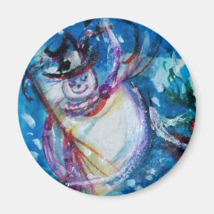 SNOWMAN MIT EIGENTUM MAGNET