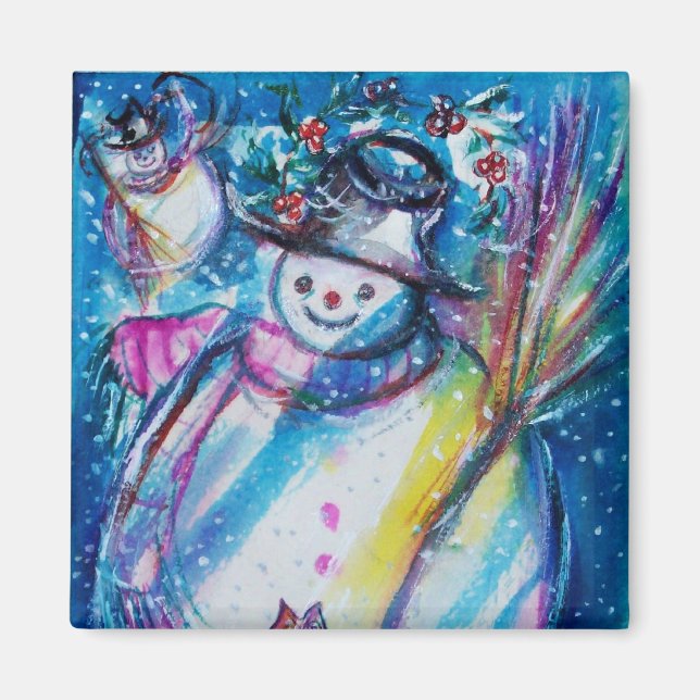 SNOWMAN MIT EIGENTUM MAGNET (Vorne)