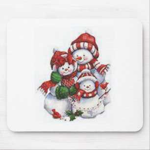 Snowman Mouse Pad Mousepad