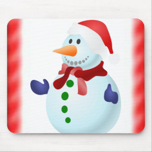 Snowman Mouse Pad Mousepad