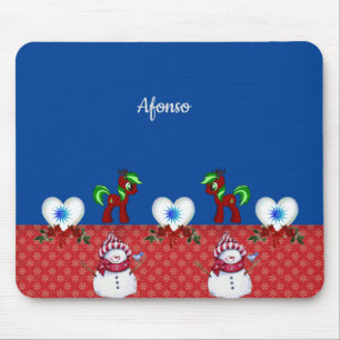 Snowman Mouse Pad Mousepad