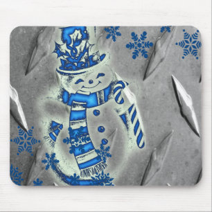 Snowman Mouse Pad Mousepad