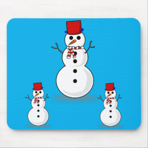 Snowman Mouse Pad Mousepad