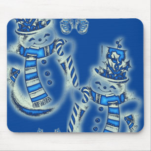 Snowman Mouse Pad Mousepad