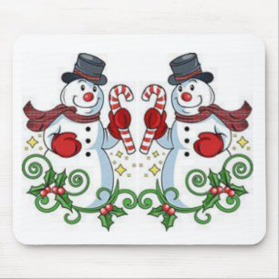 Snowman Mouse Pad Mousepad