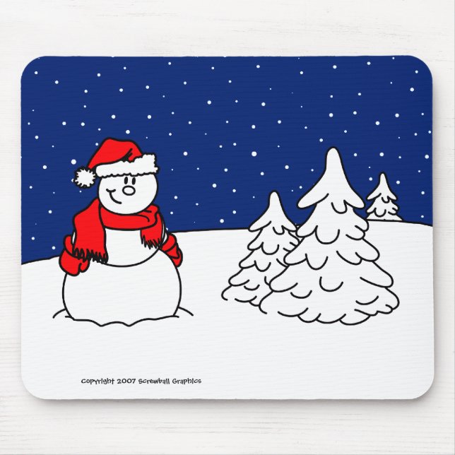 Snowman Mousepad (Vorne)