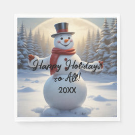 Snowman Napkins HAMbyWG Serviette