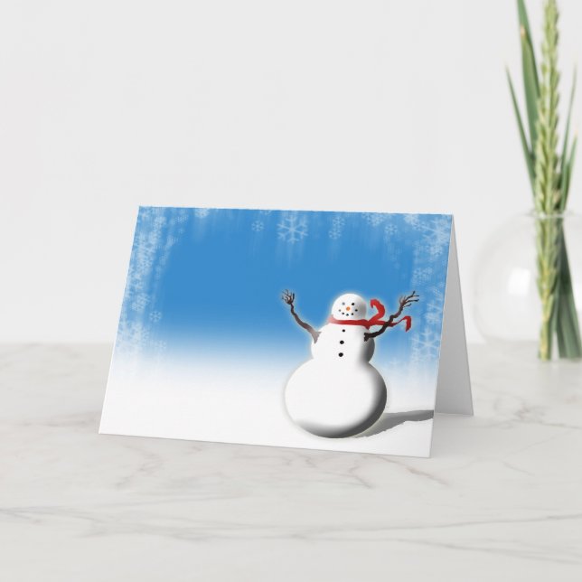 Snowman Niedlich Weihnachten Weihnachten Weihnacht (Vorderseite)