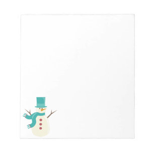 Snowman Notizblock