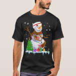 Snowman Nurse Christmas Lights Xmas Tree Snowman N T-Shirt<br><div class="desc">Snowman Nurse Christmas Lights Weihnachtsbeleuchtung Weihnachtsbaum Snowman Nurse</div>