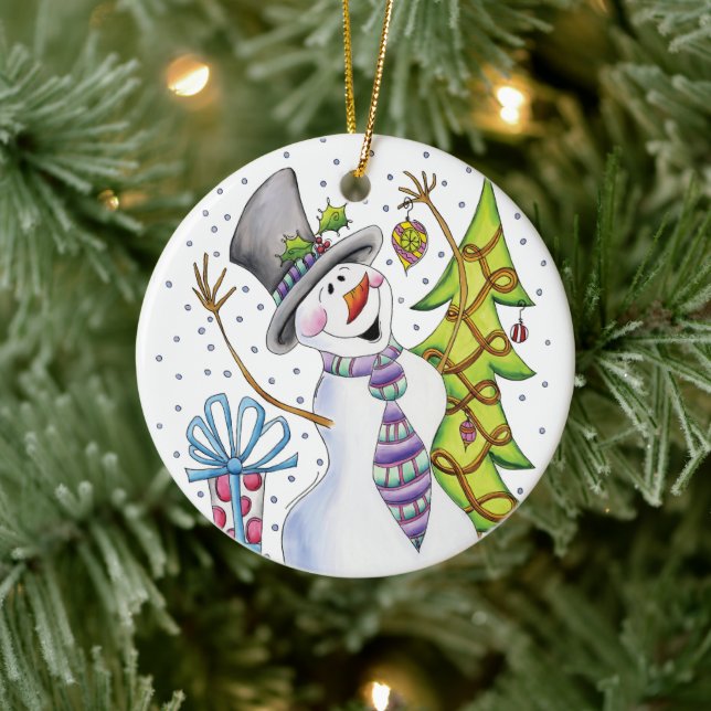 Snowman Ornament (Baum)