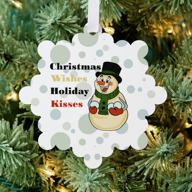 Snowman Paper Ornament (Insitu (Baum))
