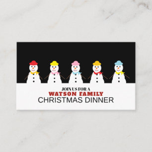 Snowman-Parade, Weihnachts-Party Einladung