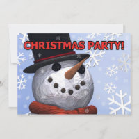 Snowman-Party Einladung