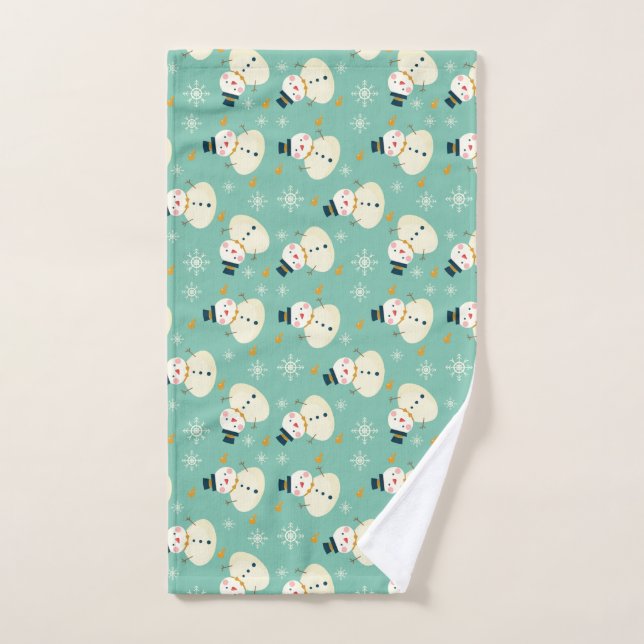 Snowman Pattern Handtuch (Handtuch)