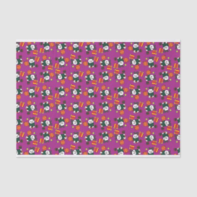 Snowman Pattern Seidenpapier (Vorderseite)