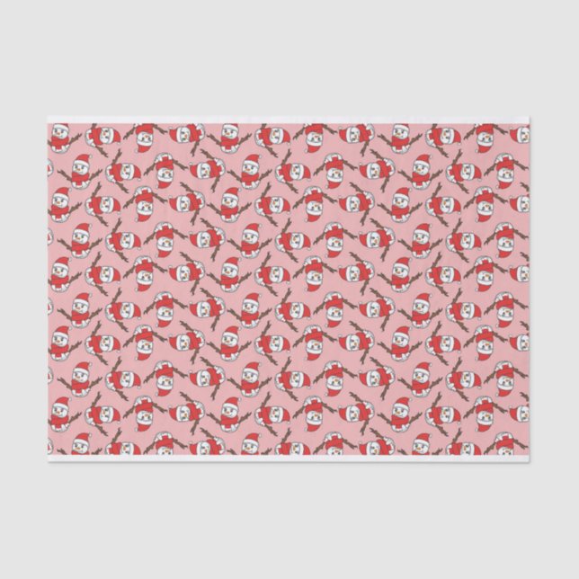 Snowman Pattern Seidenpapier (Vorderseite)