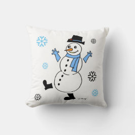 Snowman Pillow Kissen