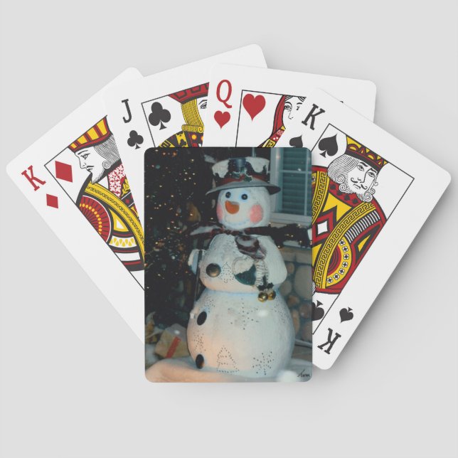 Snowman Playing Cards Spielkarten (Rückseite)