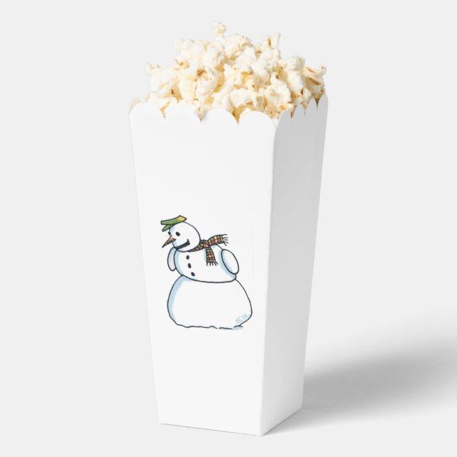 Snowman Popcornboxen Geschenkschachtel (Geplatzt)
