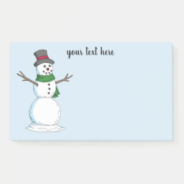 Snowman Post-it Klebezettel