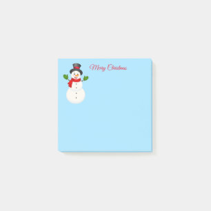 Snowman Post it Notes Post-it Klebezettel