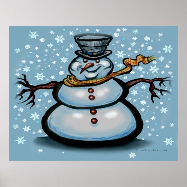 Snowman Poster (Vorne)