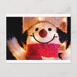 SNOWMAN POSTKARTE