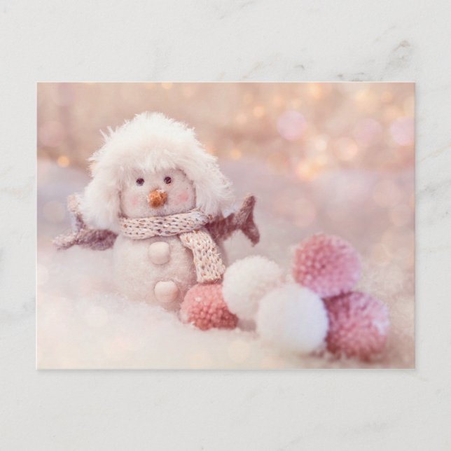 Snowman Postkarte (Vorderseite)