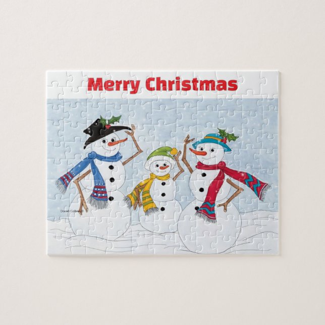 Snowman Puzzle (Horizontal)