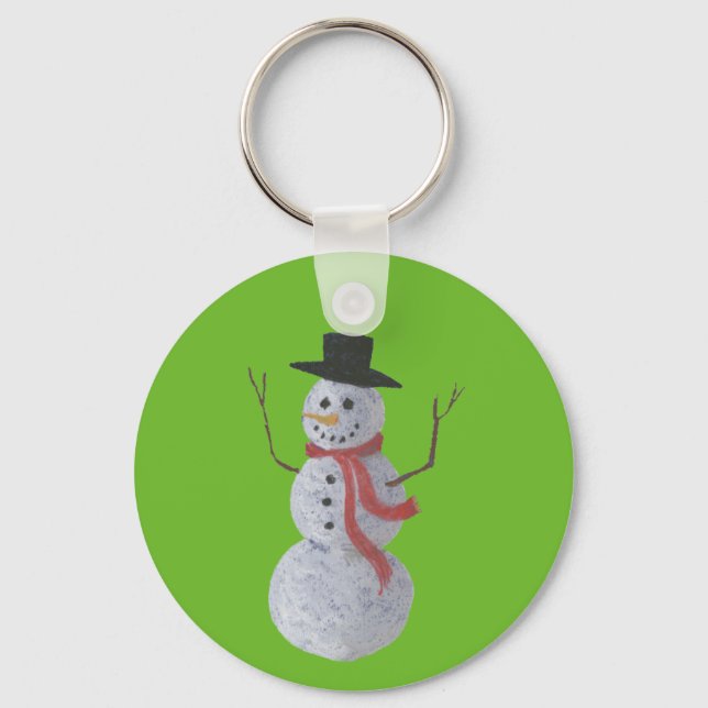 Snowman Schlüsselanhänger (Vorderseite)