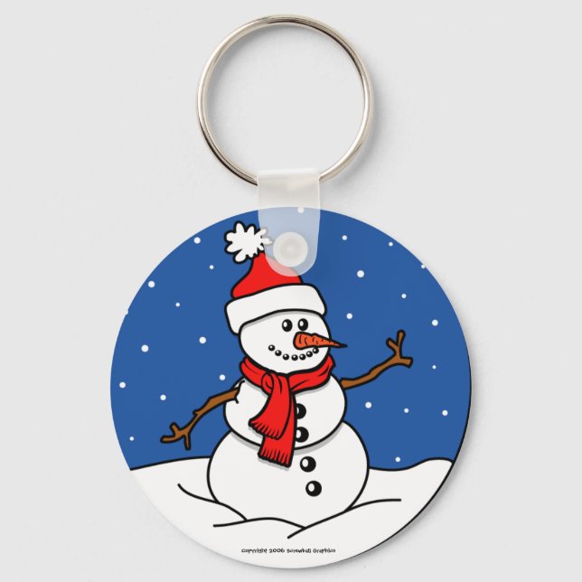 Snowman Schlüsselanhänger (Vorderseite)