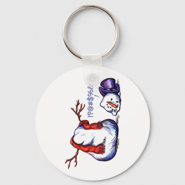 Snowman Schlüsselanhänger (Vorderseite)