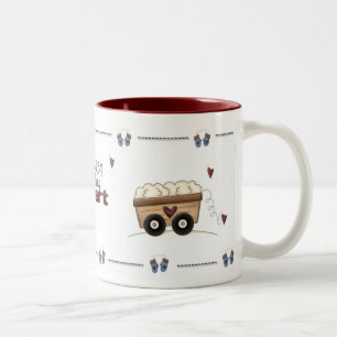 Snowman-Schmelze meine Herz-Tasse Zweifarbige Tasse