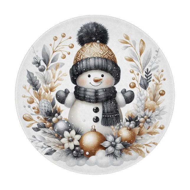 Snowman Schneidebrett (Vorderseite)