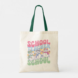 Snowman School Lehrer Weihnachts-Party Tragetasche