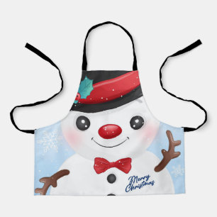 Snowman-Schürze Schürze
