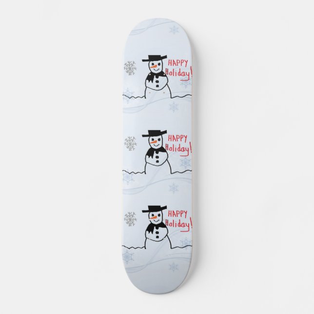 Snowman Skateboard (Vorderseite)