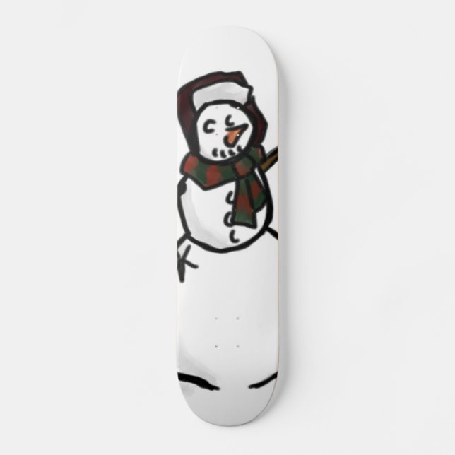 Snowman Skateboard (Vorderseite)