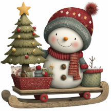 Snowman Sled Ride