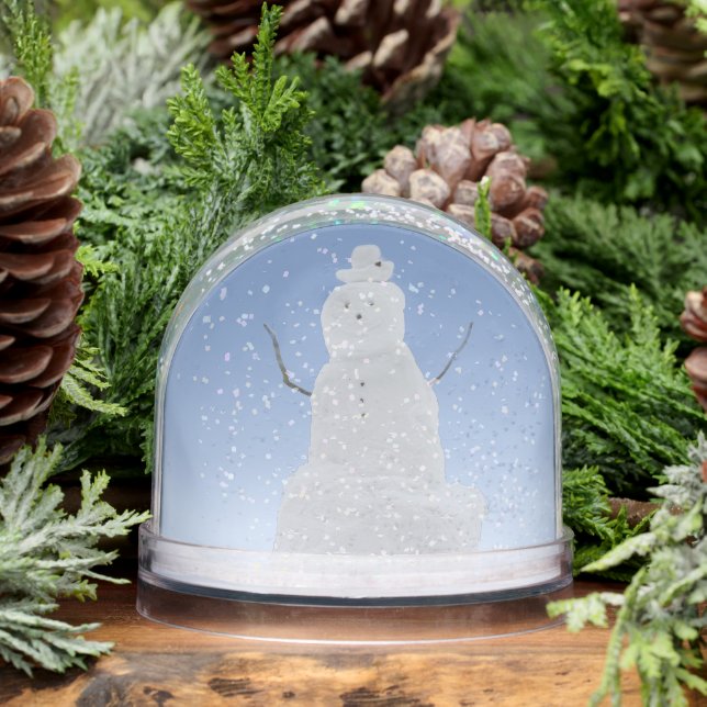 Snowman Snow Globe Personalized Winter Snowglobes (Hiver)