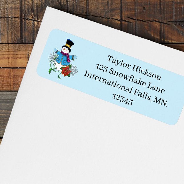 Snowman Snowflakes Poinsettia (Von Creator hochgeladen)