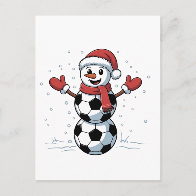 Snowman Soccer Weihnachten Weihnachtsmann Baseball (Vorderseite)