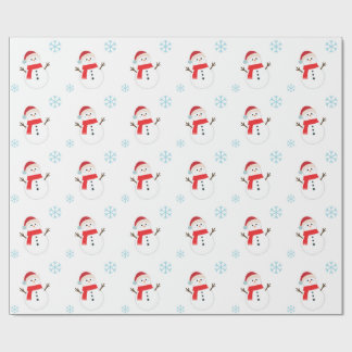 SNOWMAN sock for warm decor Christmas Geschenkpapier