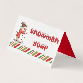 Snowman Soup Leckerei Beutel Topper