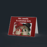 SNOWMAN SPASS - SCHWEETIE für CHRISTMAS Feiertagskarte<br><div class="desc">Wenn Ihr Typ oder Ihr Gal einen großen Sinn für Spaß hat und Sie zu Weihnachten zu HUG gewollt haben,  dann bekommt diese tolle Karte! DANKE FÜR DIE STOPPER VON 1 MEINER 8 STÄDTE UND "NUR CHRISTMAS" FÜR SIE!</div>