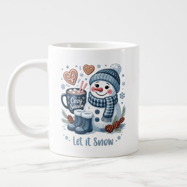 Snowman Specialty Mug Jumbo-Tasse (Links)