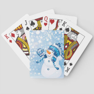 Snowman Spielkarten